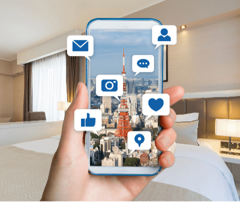 social media for hotels