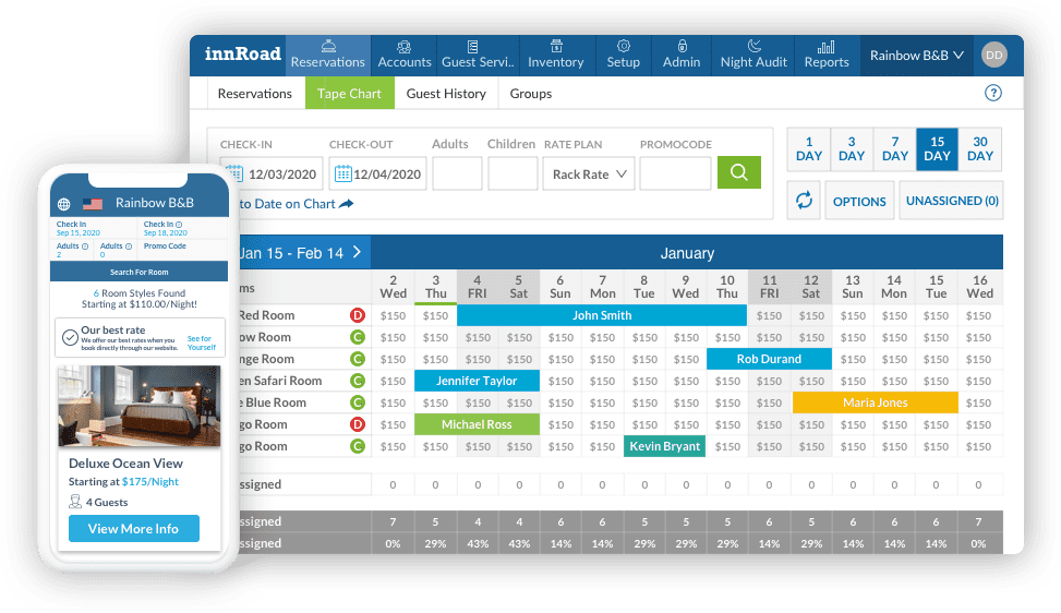 hotel pms property management software