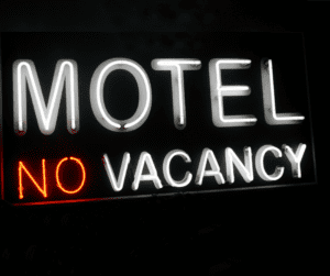 overbooked hotel no vacancy